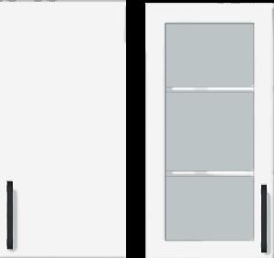 MDFLAM KASA AKRİLİK KAPAKLI DOLAPLAR YÜKSEKLİK 90 CM