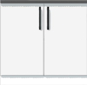 MDFLAM KASA AKRİLİK KAPAKLI DOLAPLAR